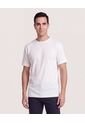 Camiseta Regular Tricot  Para Hombre Crema Ostu de Ostu