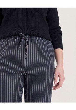 Jogger Con Bolsillos Para Mujer Negro Ostu