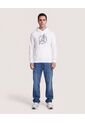 Buzo Hoodie Estampado Avengers  Para Hombre Crema Ostu de Ostu