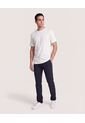 Camiseta Regular Tricot  Para Hombre Crema Ostu de Ostu