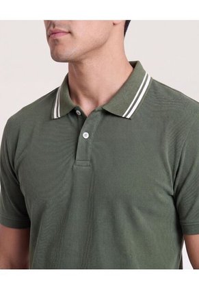 Polo Jersey Lycrada  Para Hombre Verde Ostu