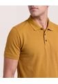 Polo Basica  Para Hombre Mostaza Ostu de Ostu