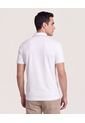 Polo Cremallera Cuello Contraste  Para Hombre Crema Ostu de Ostu