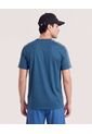 Camiseta Oversize Con Cortes  Para Hombre Azul Ostu de Ostu