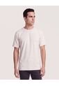 Camiseta Regular Texturizada  Para Hombre Gris Ostu de Ostu