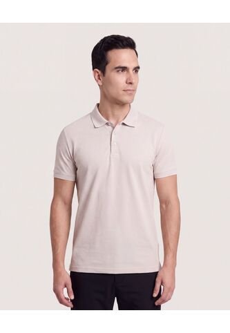 Polo Basica  Para Hombre Café Ostu Ostu