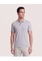 Polo Basica  Para Hombre Gris Ostu de Ostu