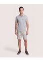 Polo Basica  Para Hombre Gris Ostu de Ostu