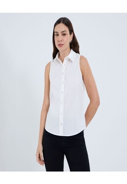 Blusa Para Mujer Manga Sisa Color Crudo Marca Ostu #40121132