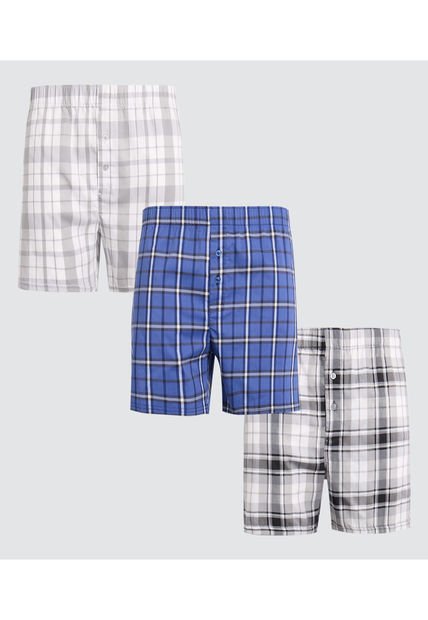 Boxer Para Hombre Bragueta Amplio Color Pack X Marca Ostu #60000496