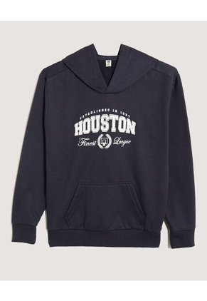 Buzo Infantil Niño Hoodie Color Azul Marca Ostu #80060192