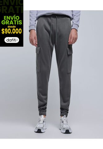 Pantalon Para Hombre Jogger Color Verde  Marca Ostu #60070343 Ostu