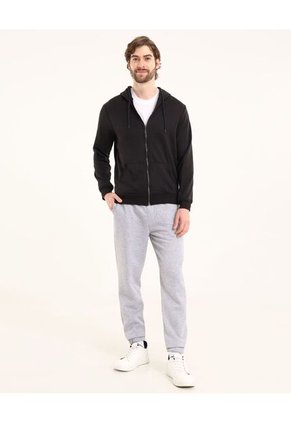 Buzo Para Hombre Zipper Color Negro Marca Ostu #60060271
