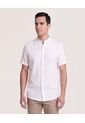 Camisa Manga Larga Con Bolsillo  Para Hombre Crema Ostu de Ostu
