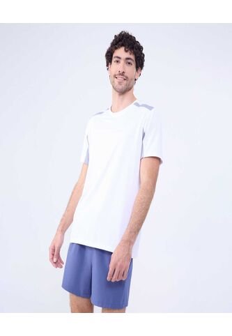 Camiseta Para Hombre Manga Corta Cuello Redondo Color Blanco Marca Ostu #60091503 Ostu