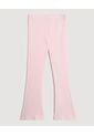 Pantalón Flare Texturizado Para Niña  Infantil Niña Rosa Ostu de Ostu