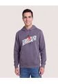 Buzo Hoodie Mickey  Para Hombre Gris Ostu de Ostu