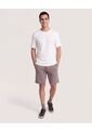 Bermuda Con Ajuste Cómodo  Para Hombre Café Ostu de Ostu