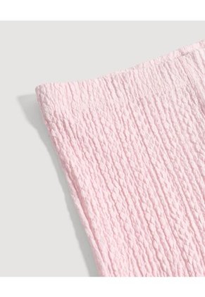 Pantalón Flare Texturizado Para Niña Infantil Niña Rosa Ostu
