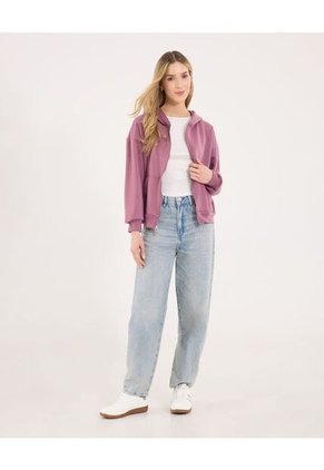 Buzo Para Mujer Zipper Color Morado Marca Ostu #40060480