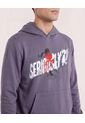 Buzo Hoodie Mickey  Para Hombre Gris Ostu de Ostu