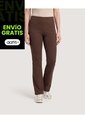 Leggins Flare Tiro Alto  Para Mujer Café Ostu de Ostu