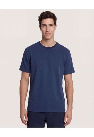 Camiseta  Para Hombre Manga Corta Cuello Redondo Color Azul Marca Ostu #60091956 Ostu