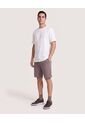 Camiseta Regular Preteñida Klang  Para Hombre Crema Ostu de Ostu