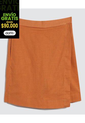 Short Para Mujer  Color Terracota Marca Ostu #40190285 Ostu