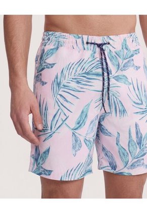 Ropa De Playa Para Hombre Pantaloneta De Baño Corta Color Morado Marca Ostu #60270057
