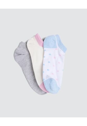 Medias Para Niña Invisible Color Pack X Marca Ostu #90980095 Ostu