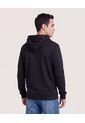 Buzo Hoodie Mickey Minimal  Para Hombre Negro Ostu de Ostu