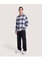 Camisa Leñadora  Para Hombre Azul Ostu de Ostu