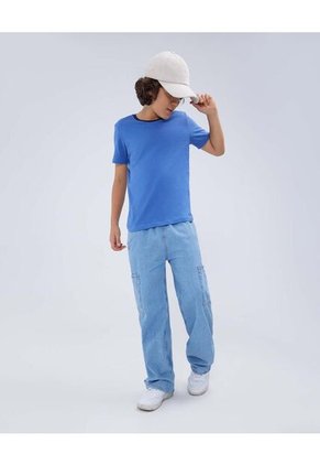 Camiseta Para Niño Manga Corta Color Pack X Marca Ostu #80090222