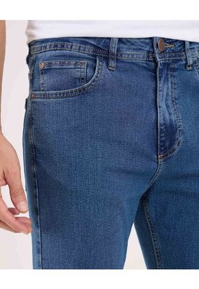 Jean Para Hombre Skinny Color Azul Medio Marca Ostu #60160380