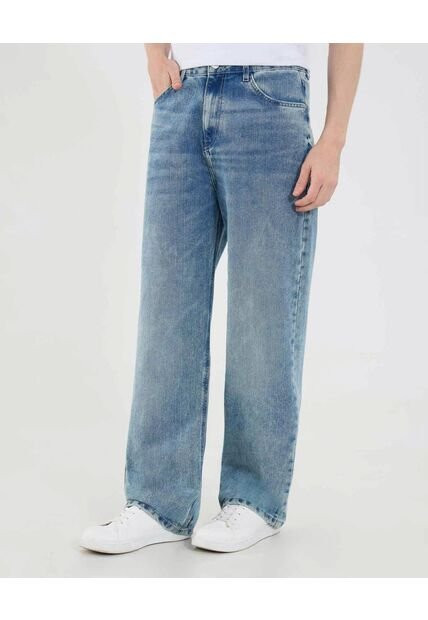 Jean Para Hombre Loose Color Azul Marca Ostu #60160435