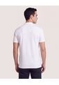 Polo Cuello Mao Regular  Para Hombre Blanco Ostu de Ostu