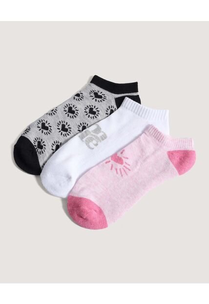 Medias X3 Para Mujer Invisible Color Surtido Marca Ostu #40980260