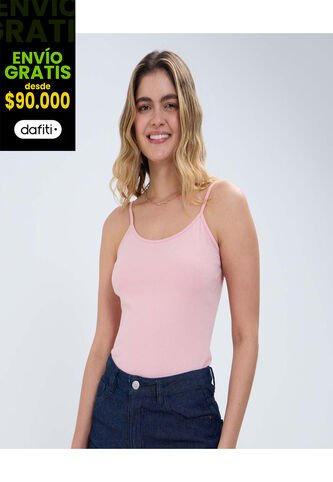 Top Para Mujer Top Color Rosa Marca Ostu #40220374 Ostu