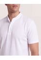 Polo Cuello Mao Regular  Para Hombre Blanco Ostu de Ostu