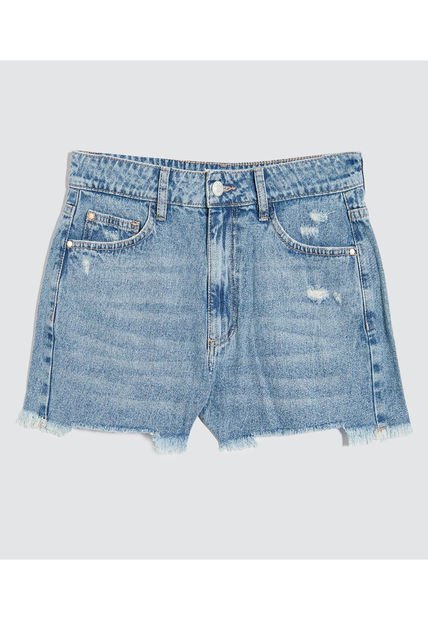 Short Para Mujer Relax Color Azul Claro Marca Ostu #40190333