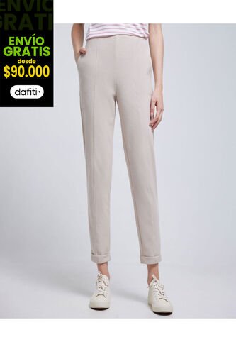 Pantalon Para Mujer  Color Beige Marca Ostu #40070665 Ostu