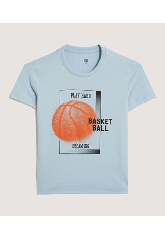 Camiseta Infantil Niño Manga Corta Cuello Redondo Color Azul Marca Ostu #80090313 Ostu