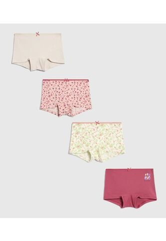 Ropa Interior Infantil Niña Boxer Color Rosa Marca Ostu #90180094 Ostu