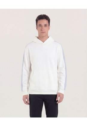 Buzo Para Hombre Hoodie Color Crema Marca Ostu #60060593