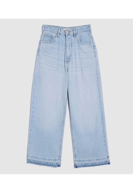 Jean Para Mujer Culotte Color Azul Claro Marca Ostu #40160532