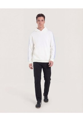 Buzo Para Hombre Hoodie Color Crema Marca Ostu #60060593