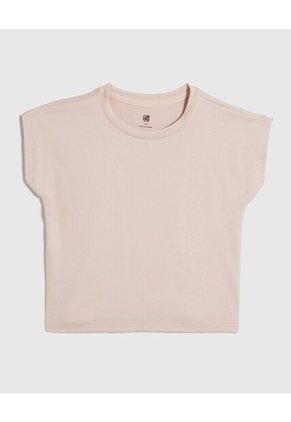 Camiseta Para Niña Manga Sisa Cuello Redondo Color Rosado Marca Ostu #90090252
