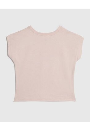 Camiseta Para Niña Manga Sisa Cuello Redondo Color Rosado Marca Ostu #90090252