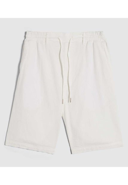 Bermuda Para Hombre  Color Crema Marca Ostu #60100396